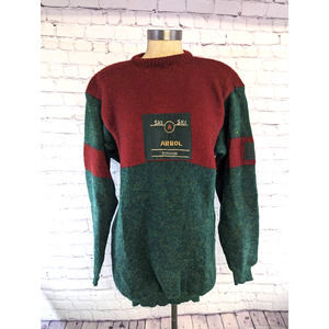 Vintage Hand Knit Ski Sweater Arbol Bariloche